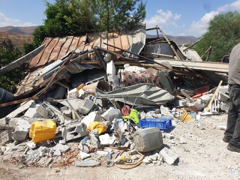 השפעות ההריסות שביצע הכיבוש בעיירה בית דג'אן ממזרח לשכם