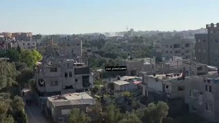 מטוסי הכיבוש פותחים בפשיטה ממערב לנוסייראת במרכז רצועת עזה