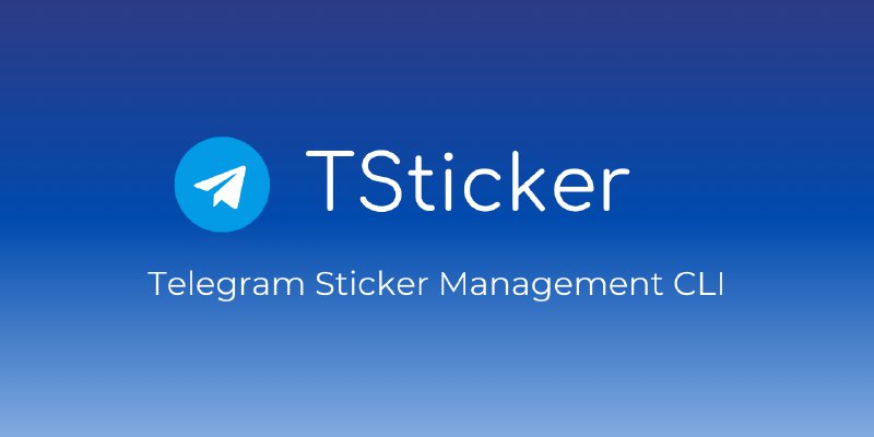 GitHub - sudoskys/tsticker: Telegram Sticker Utils | Make Sticker from git-like CLI