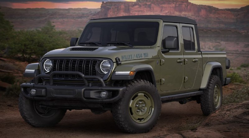 Jeep представил Gladiator в духе военного M715