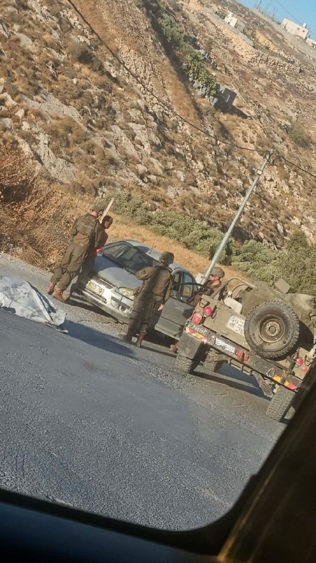 צה"ל עצר פלסטיני והחרים רכבו בכפר אבו נג'ים