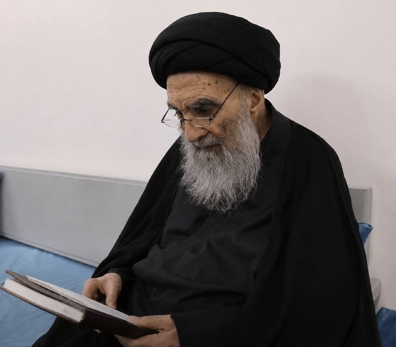 نجباء | Nujaba: 📸 انتشار جدیدترین تصویر از آیتاللهالعظمی سید علی سیستانی@alnujaba