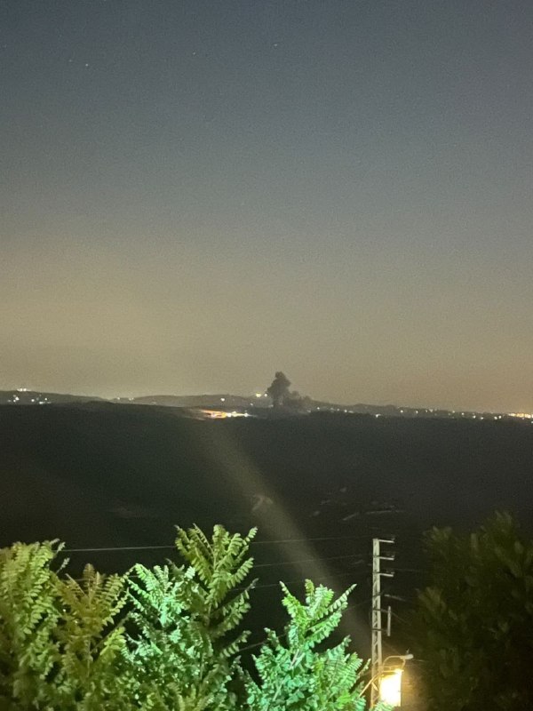 דחוף: מטוסי הכיבוש פותחים בפשיטה בסביבת העיירה קוסייר, דרומית ללבנון.