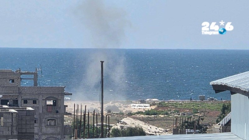עזה: מספר תקיפות בנוסיראת לעבר רכב