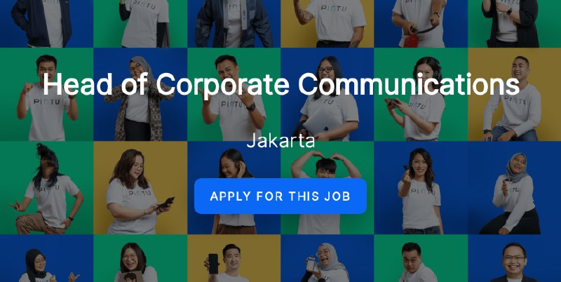 Head of Corporate Communications - Pintu