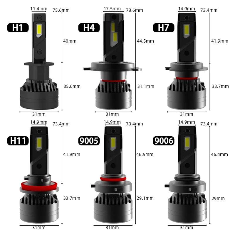 F3 90W H7 Led Canbus 20000LM Фара высокой мощности H1 H4 H8 H11 9005 9006 Hb3 90