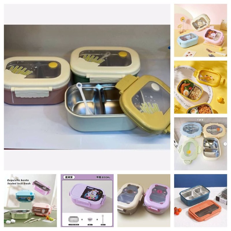 عمده فروشی بازار صالح آباد: 💎💎💎پخش عمده لانچ باکس و ظرف غذا داخل استیلپخش بیش از ۲۰ آیتم لانچ باکس داخل استیل و ظرف غذا داخل استیل مناسب برای کودک ،