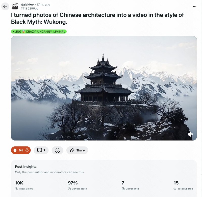 发到 Reddit 之后反响也还可以，虽然海外黑神话受众没那么多