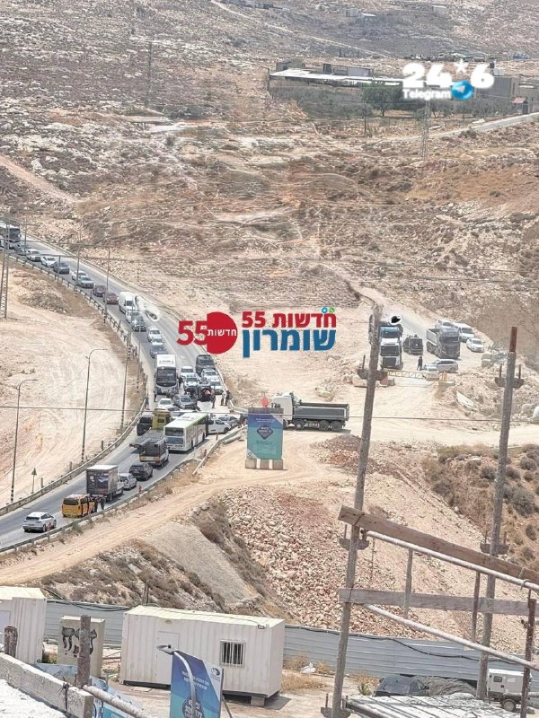 🇮🇱 עדכון לתאונה בכביש 60: הכביש נפתח לתנועה, אך עדיין מורגשים עומסים כבדים בשני הכיוונים. זירת התאונה.