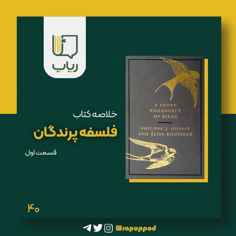 پادکست رپاپ: 📕 اگر تا امروز فکر میکردید پرندهها موجوداتین که فقط باید تماشا کرد و از آواز و پروازشان لذت برد، کتاب «فلسفه پرندگان»