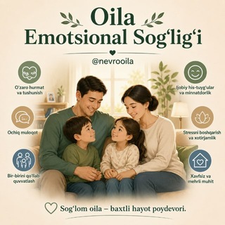 Telegram profile photo for Oila Emotsional Sog‘lig‘i