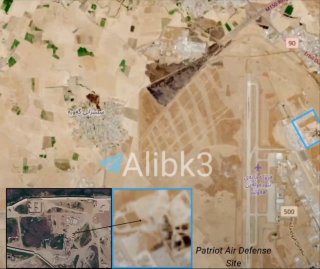 תמונות לוויין מציגות את הכוונת של מערכת הגנה אווירית אמריקאית פטריוט בארביל כיום, ותמונות ראשוניות מציגות נ…