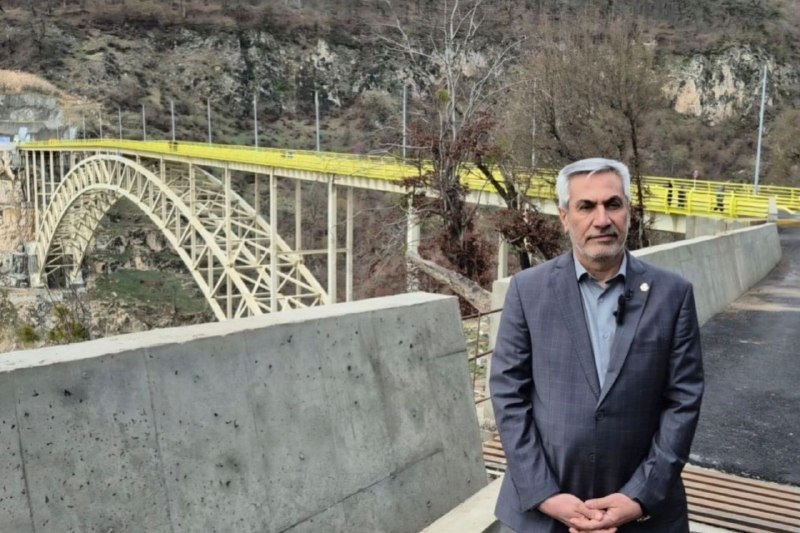 ماشین سازی اراک: اولین و بزرگترین پل فلزی زیرقوسی شمال کشور و دومین پل زیرقوسی ایران ساخت شرکت مادر تخصصی و معظم ماشینسازی اراک افتتاح