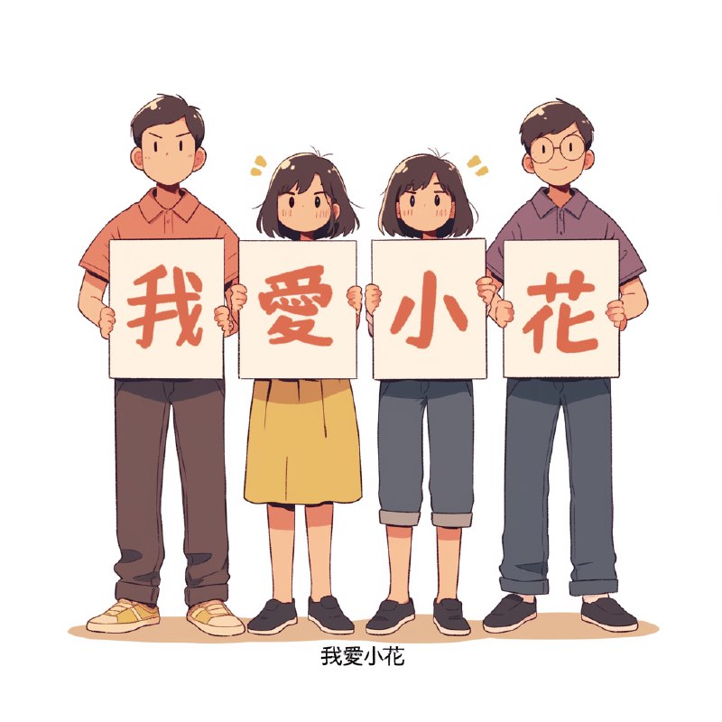 Midjourney 举牌小能手中文版来啦！纯 Midjourney 生成，无任何修改