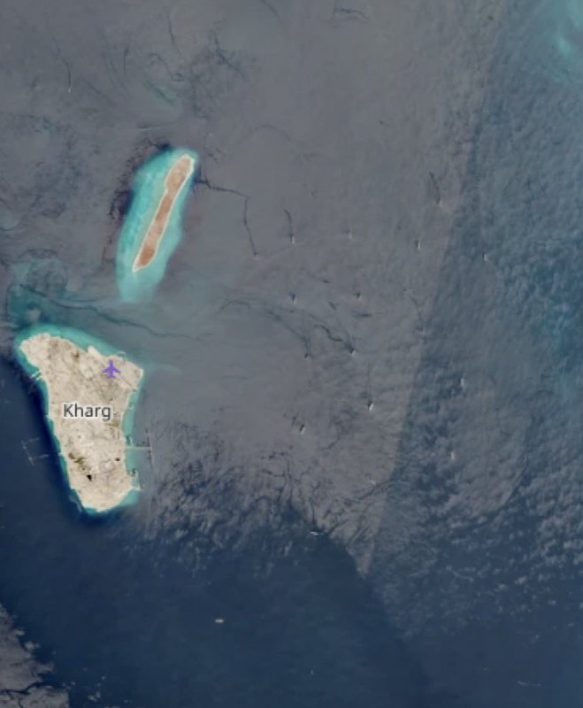 Dozens of Iranian tankers sitting idle near Kharg Island - Aug 29