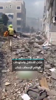 Israeli aircraft launched 3 raids on the Old Square neighborhood in the town of Nabati al-Fauka, south of Lebanon, one of which targeted an ambulance crew, without causing any casualties.