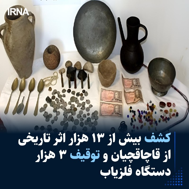 Discovery of over 13,000 historic smuggled items and seizure of 3,000 metal detectors