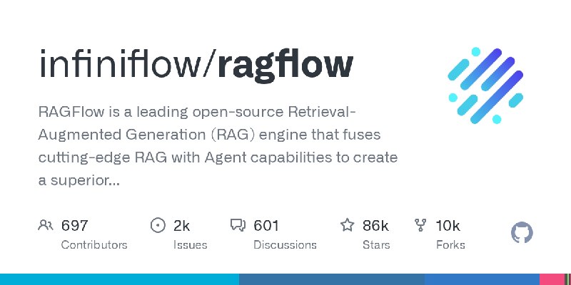 GitHub - infiniflow/ragflow: RAGFlow is a leading open-source Retrieval-Augmented Generation (RAG) engine that fuses cutting-edge…