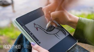 Компакт-планшет ждали? Получите!  8,8-дюймовый OLED-экран 120 Гц с матовым покрытием PaperMatte и поддержкой стилуса. Фирменное приложение для рисования GoPaint. Достойная автономность с быстрой зарядкой 66 Вт.  Huawei сделали действительно классное устрой