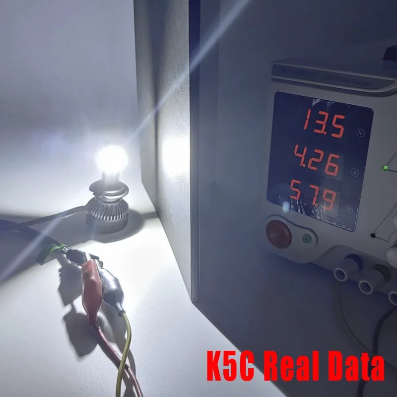DAWNKNIGHT K5C 4300K 110W H1 H4 H7 H11 Светодиодная лампа двойная медная трубка 3000K светодиодные л 2