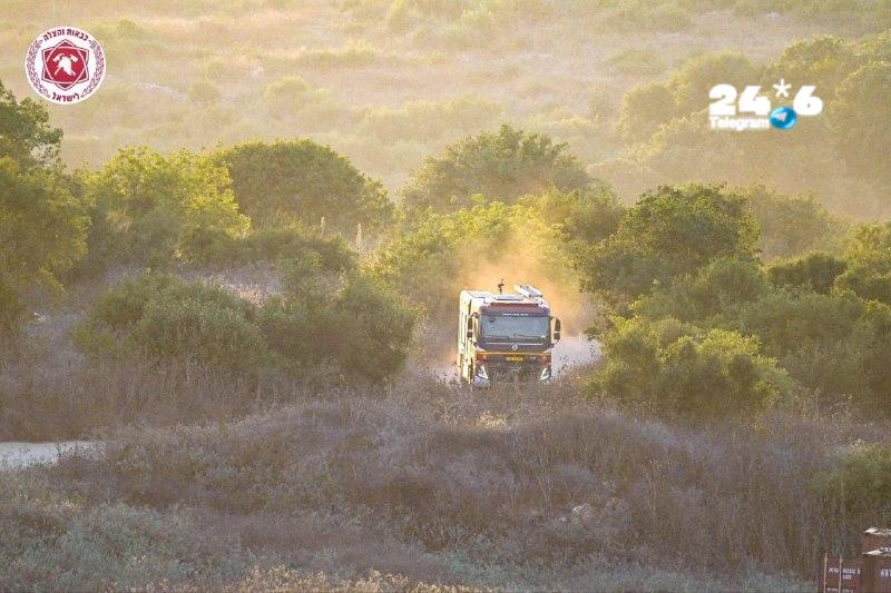 🇮🇱 תיעודים נוספים ממאמצי הכיבוי באליקים.