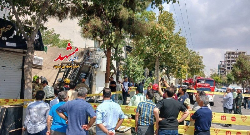 اخبار مشهد: #الو_اخبار_مشهد ⭕️ مخاطبان اخبار مشهد از حادثه انفجار یک جواهرفروشی در بلوار رضا خبر می دهند.@Akhbarmashhad