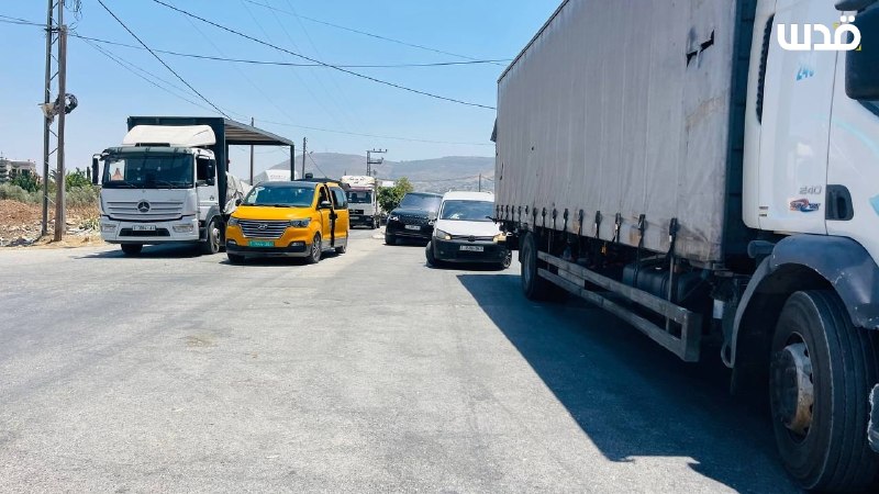 משבר תנועה לאחר הכיבוש סגר את מחסום בית פוריק, מזרחית לשכם