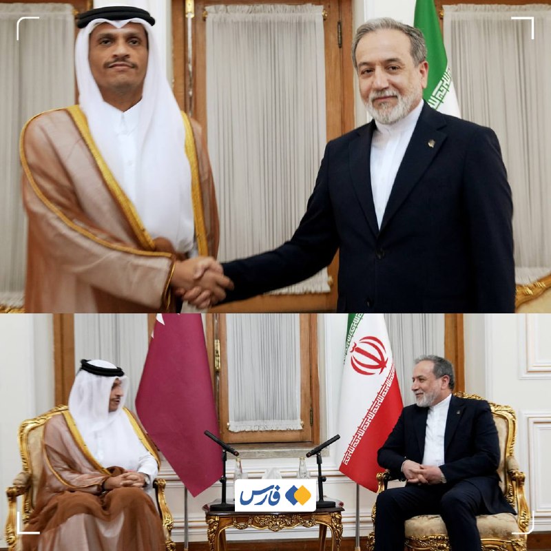 خبرگزاری فارس ✔: نخست‌وزیر قطر به تهران سفر می‌کند 🔹سخنگوی وزارت خارجه از سفر شیخ محمد آ‌ثانی، نخست‌وزیر و وزیر خارجۀ قطر به تهران در روز