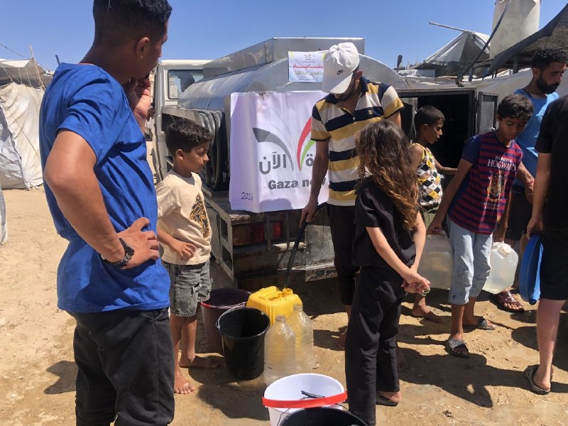 حملة تبرعات لمشروع سقيا الماء في غزة