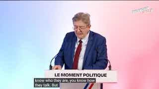 French presidential candidate Jean-Luc Melanchon: