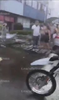 ️🇨🇴 צילומים נוספים המציגים בניינים שקרסו בפריירה, קולומביה.