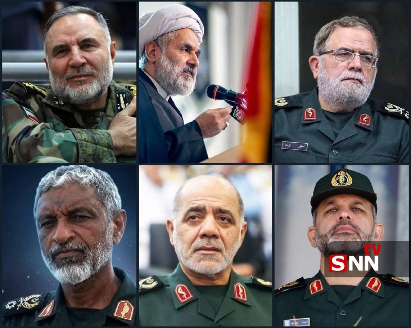 🇮🇷 הודעת ברכה של סייד עבאס עיראקצ'י, שר החוץ, לשישה מפקדים בכירים במטה הכללי של הכוחות המזוינים, משמרות ה…