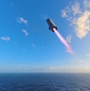Impressive drone footage showing Starship's first-ever intact soft splashdown.Science and facts💡