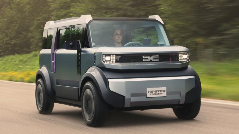 Dacia показала ультрабюджетный электрокар Hipster