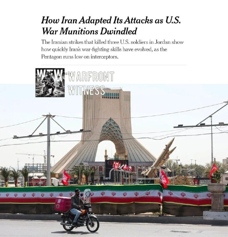 ️🇺🇸🇮🇷🇯🇴 NYT: במהלך חמישה ימים אינטנסיביים של תקיפות ביולי, איראן שיגרה גלי טילים ומזל"טים לעבר כוחות…
