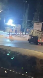 Part of the IDF assault on the Birzeit University campus, north of Ramallah