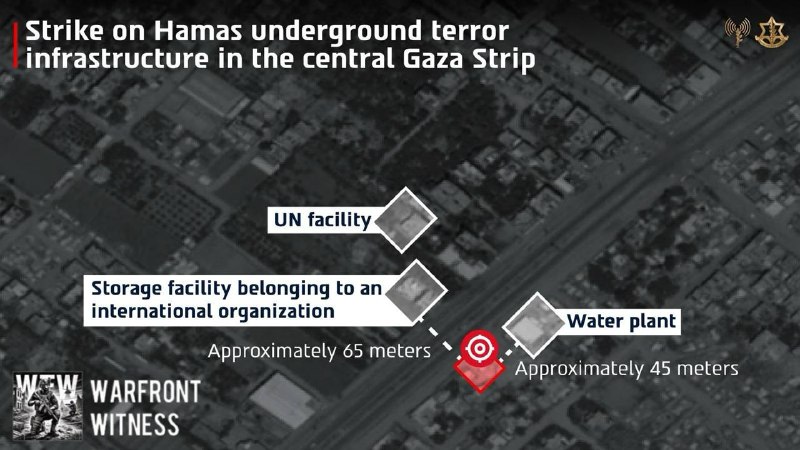 ️🇮🇱🇵🇸 בצילומים מצה"ל נראים תקיפות בתשתית מחתרת של חמאס באזור דיר אל-בלח במרכז עזה, שלדברי צה"ל נבנתה מח…