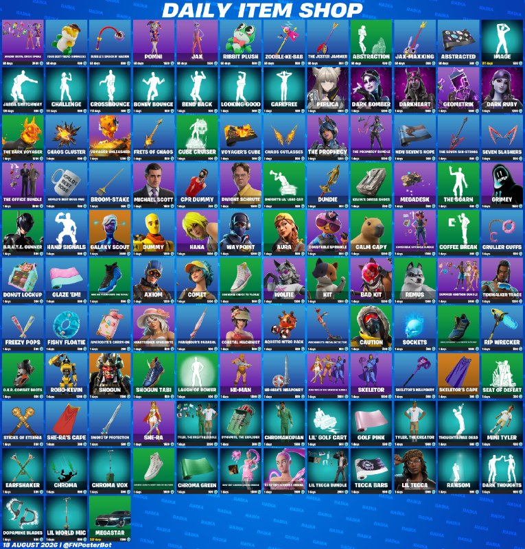 Fortnite Br | فورتنایت بی آر: 📰 | Item shop📢 Fortnite Battle Royale#️⃣ #Fortnite #فورتنایت 💬 Join US : @Fortnite_Br🛍 SPONSOR : NoyekGem.com@Raika the