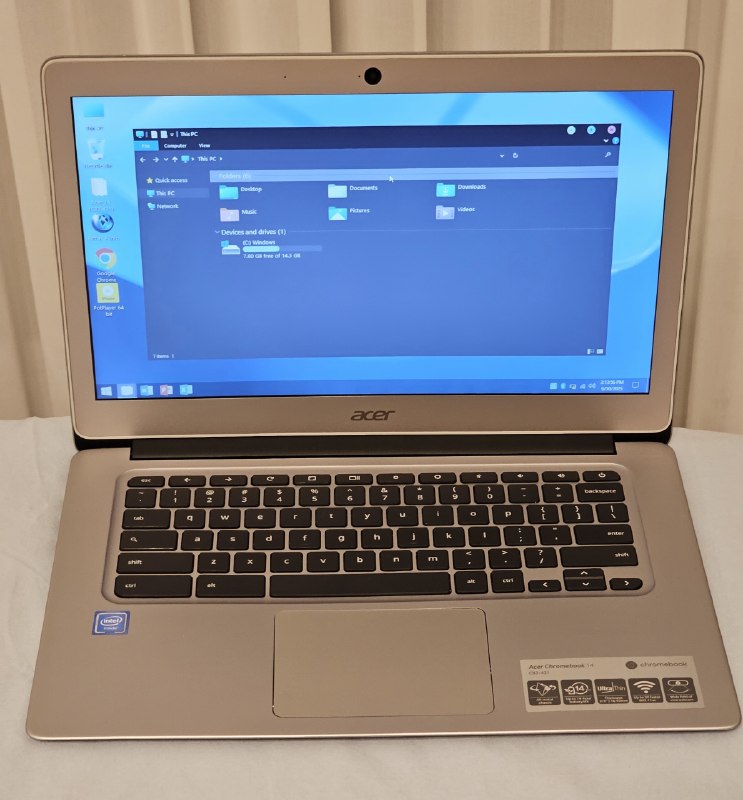 Ноутбук в идеальном состоянии Acer CB3-431-C99D 14» HD Windows 10 (N3060/4GB/16GB SSD) — фото 1