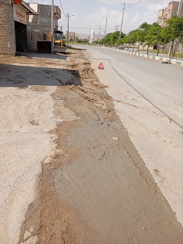 درگز آنلاین: #ارسالی_شما باسلام خدمت شما لطفاً این عکس ها رو هم تو کانال بزارید تا شاید شهردار محترم ی فکری به حال این خیابون بکشه اد