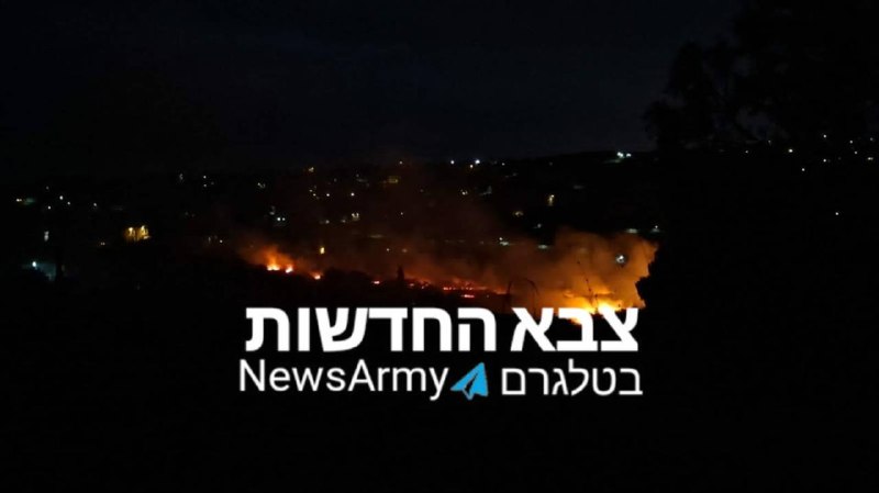 תיעוד מהתקיפה במיפדון בדרום לבנון