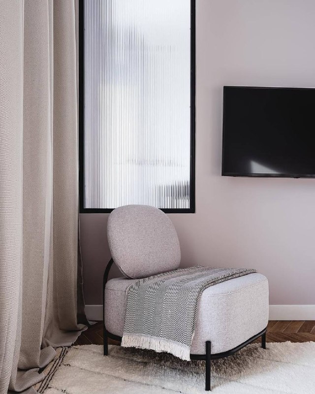 Атмосферный интерьер квартиры 37 кв.м Квартира задумана как минималистичное, лаконичное пространство для отдыха от визуального шума и быстрого темп... - изображение 4 - интерьер, атмосферный, квартиры