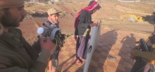 הכוחות המזוינים של תימן פרסמו צילומים של כטב"מ סעודי שהופל מעל מחוז צנעא.