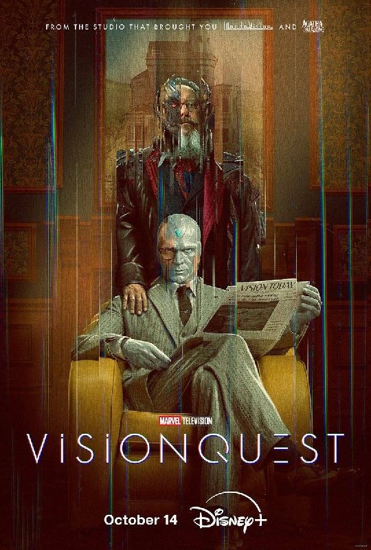 F i l m L o s t: 🔥🦹 همچنین پوستر رسمی از سریال «VisionQuest» منتشر شد.📝 خلاصه داستان: ویژن پس از راه‌اندازی مجدد خود، از دست افرادی که قص