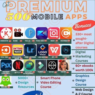 Telegram profile photo for PREMIUM ACCESS TO 500+ MOBILE SOFTWARE