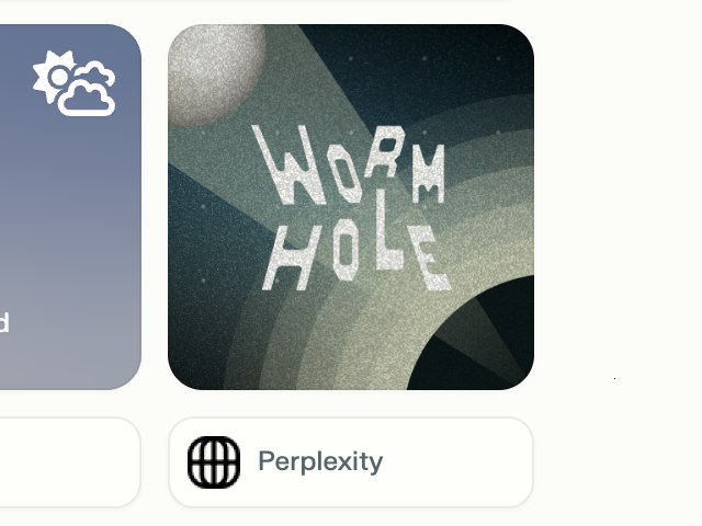 Wormhole for Perplexity Comet  ⌘I  Get Info