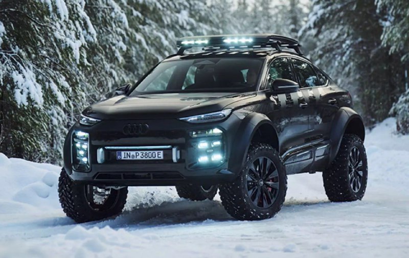 Audi показала экстремальный внедорожник Q6 e-tron Sportback