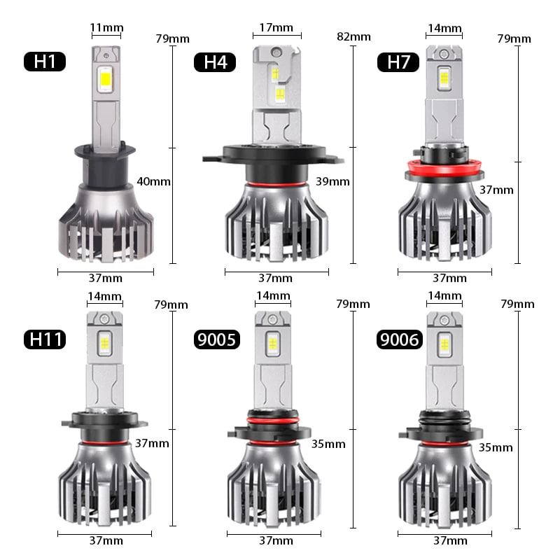 DAWNKNIGHT FX5 110 Вт H7 H4 H1 лампа светодиодная для авто автомобиля 2 шт 7035 Чип 6000K H11 HB3 90