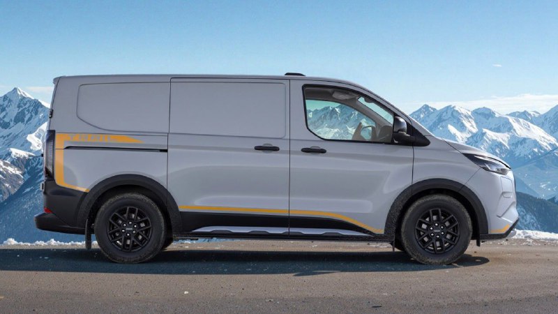 Обновленный Ford E-Transit Custom получил полный привод 5