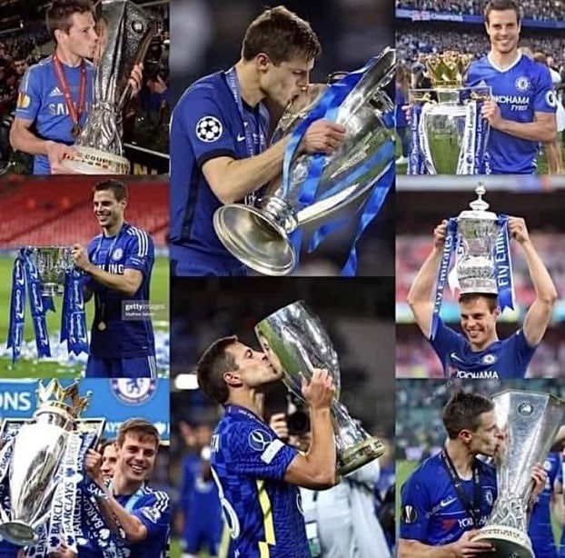 CHELSEA CF: 14 سال پیش سزار آزپیلیکوئتا تنها با 7 میلیون پوند از مارسی به چلسی پیوست💙👕 508 بازی⚽️ 17 گل🏆 لیگ جزیره [x2]🏆 لیگ اروپا [